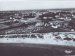 Een luchtfoto van Camping de La Plage en het strand van Kervillen vele jaren geleden