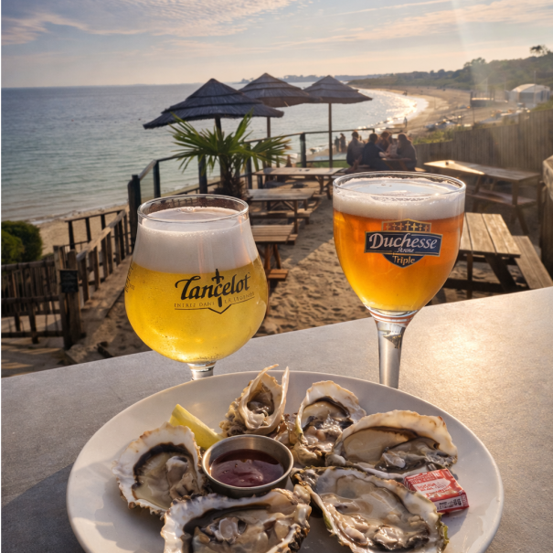 restaurant - aux terrasses de la plage - la trinite sur mer