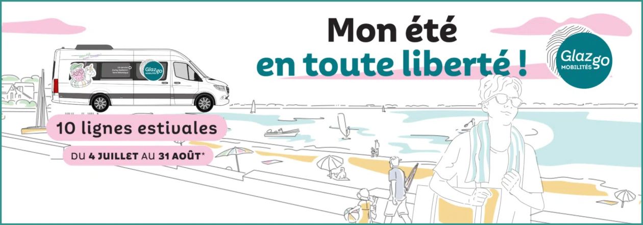 zomerpendeldienst in de baai van Quiberon