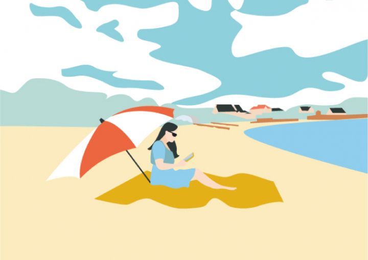 Je bent op het strand!